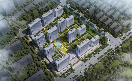 项目位于城市主干道宁海路东侧